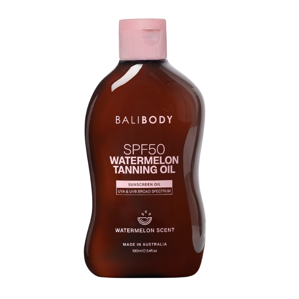 Bali Body Watermelon Tanning Oil SPF50 100ml - Масло для засмаги з насінням кавуна SPF50